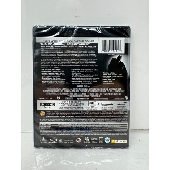 Batman Begins (4K UHD Blu-ray) DC Brand New and Sealed!!! - Picture 3 of 3